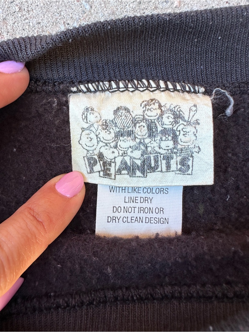 Vtg 90s Peanuts Snoopy & Woodstock Pumpkins Halloween Sweatshirt Sz L Holiday - Picture 4 of 9